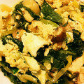 クックMVOIMG☆'s cooksnap of when they made 簡単・豚バラ肉と水菜の卵とじ.