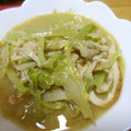 ソンくん's cooksnap of when they made 大根の皮とちくわ、えのきだけの卵とじ.