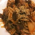 ＊にょにょん＊'s cooksnap of when they made 夜ご飯♪おつまみ♪砂肝のもやしキムチ炒め.