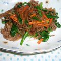 CAFEちん's cooksnap of when they made 牛肉と春雨とニラのオイスターソース炒め！.