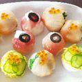 鹿田アイスクリーム's cooksnap of when they made 生ハムレモンのてまり寿司.