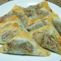 実１１３'s cooksnap of when they made 揚げないサモサ風春巻き✽工程つき✽.