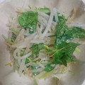ぷっちかおりんご's cooksnap of when they made レンジでチン　もやしと三つ葉の簡単ナムル.