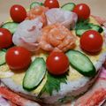 まりはるね☆'s cooksnap of when they made ひな祭り★バラの寿司ケーキ.