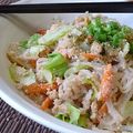 shinyui's cooksnap of when they made 低ｶﾛ♪おから肉そぼろ+しらたき焼きそば.