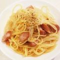 わか's cooksnap of when they made 玉ねぎウインナーのワンポットパスタ★.