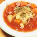 てれてれーる's cooksnap of when they made 具だくさんミネストローネ！トマトスープ！.