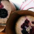 ゴロtaroo's cooksnap of when they made ブルーベリー入り米粉マフイン.