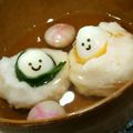 ゆあしゅん's cooksnap of when they made ひな祭りに。雛人形が入ったお吸い物.