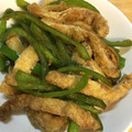 amileamila's cooksnap of when they made お弁当に♪ピーマンと油揚げのウスター炒め.