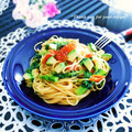 keiO3's cooksnap of when they made ささみとアボガドのパスタ いくら添え♡.