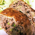 よしお03's cooksnap of when they made お揚げ１枚で４個の焼きメンチカツ風.