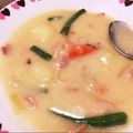 よしお03's cooksnap of when they made かぼちゃとしめじの豆乳みそスープ.