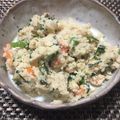 ねぎょりた's cooksnap of when they made 春菊入り おから 冷めても美味しい‼.
