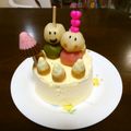 りこまこせいやのパパ's cooksnap of when they made ひな祭りケーキが簡単すぎ！.
