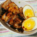 みうらがっちゃん's cooksnap of when they made 簡単！豚バラ肉のマーマレード煮☆煮卵付♪.