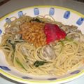 tamagomiki's cooksnap of when they made ☆簡単時短！！和風納豆スパ.