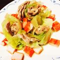 クックQ1CCQU☆'s cooksnap of when they made ♧レンジdeレタスロール♧.