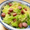 こはる・▽・'s cooksnap of when they made キャベツと昆布茶の簡単パスタ.