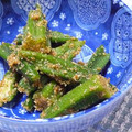☆ちょこ☆'s cooksnap of when they made オクラのごま和え.