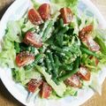 urabetch's cooksnap of when they made レタス＆ミニトマト＆いんげんのサラダ.
