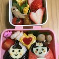 ☆momokei☆'s cooksnap of when they made 簡単キャラ弁♪ひな祭り♪お雛様＆お内裏様.