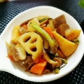 4double5's cooksnap of when they made 意外と簡単♪失敗しない♡煮しめ(筑前煮).