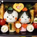 どぅ～さんこ's cooksnap of when they made ひな祭りキャラ弁☆簡単なお内裏様とお雛様.