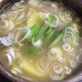＋SUN3's cooksnap of when they made アスパラと新じゃがのバター風味お味噌汁.