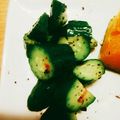 qpyoko's cooksnap of when they made きゅうりの浅漬け(赤しそ風味）.