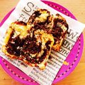 yumi306's cooksnap of when they made HMで簡単マーブルパウンドケーキ.