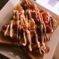 ひなこかあちゃん's cooksnap of when they made ☆ウインナー&エッグトースト☆.