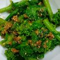 クック38W0BX☆'s cooksnap of when they made 菜の花のごま油香るごま和え♪.