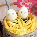 なゆほ's cooksnap of when they made 簡単生ハムサラダ♡ひな祭りバージョン.