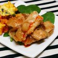 いこたん's cooksnap of when they made ぴり辛ラー油しょうが焼き♡.