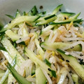 おかめー's cooksnap of when they made きゅうりともやしの簡単♪塩麹ナムル.