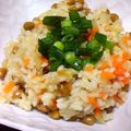 nosso's cooksnap of when they made 子供も大好き☆納豆雑炊(リゾット?).