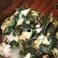 1人でできるもん's cooksnap of when they made 酸っぱくない胡瓜とワカメとツナの酢の物.