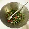 momochiepurin's cooksnap of when they made パクチードレッシング♡.