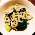 かまめ♪'s cooksnap of when they made ブロッコリーと蓮根のガーリック風味炒め.