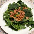 chajun929's cooksnap of when they made ほうれん草サラダを美味しいドレッシングで.