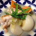 maーkuro's cooksnap of when they made 簡単★かぶと手羽元の味噌煮込み★.