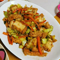 ma04tsu's cooksnap of when they made 厚揚げ＋キャベツの味噌炒め♪簡単節約料理.