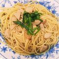 YorozUta's cooksnap of when they made 鶏と梅のサッパリ和風パスタ.