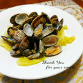 inyako's cooksnap of when they made 春 キャベツと一緒に【あさりの酒蒸し】.