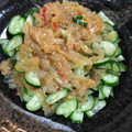JBShino's cooksnap of when they made 中華クラゲときゅうりのごま油和え.