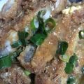 ココキキララ's cooksnap of when they made チキンカツ リメイク☆カツとじ.