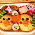 みすちふず's cooksnap of when they made キャラ弁♡オムライスのひよこちゃんズ.
