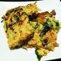 ﾌﾗﾝﾈﾙ☆'s cooksnap of when they made にらチヂミと柚子胡椒ポン酢タレ.