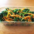 naritakeko's cooksnap of when they made うちの常備菜:ほうれん草のナッツ味噌和え.